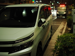 寒い夜のスナップを終えて