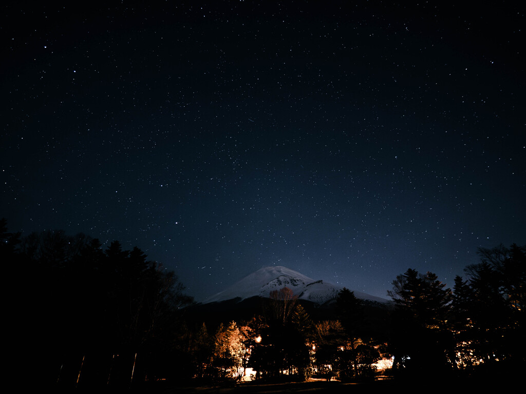 富士山星景