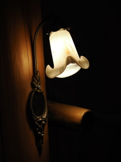 森の家のランプ