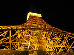 深夜ドライブ-東京タワー