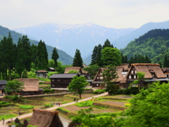 五箇山の合掌造り