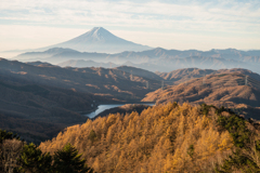 晩秋の富士