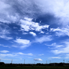 白い雲と青い空