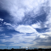 白い雲と青い空