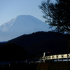 迫り来る富士山