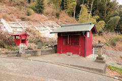 諏訪坂の道祖神、稲荷社
