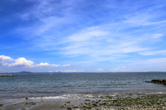 津久井浜から望む東京湾