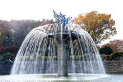 昭和記念公園の噴水