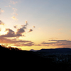 沈んだ夕陽