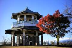 晩秋の弘法山　権現山公園展望台