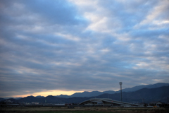 夕焼け前