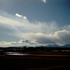霞む白い雲