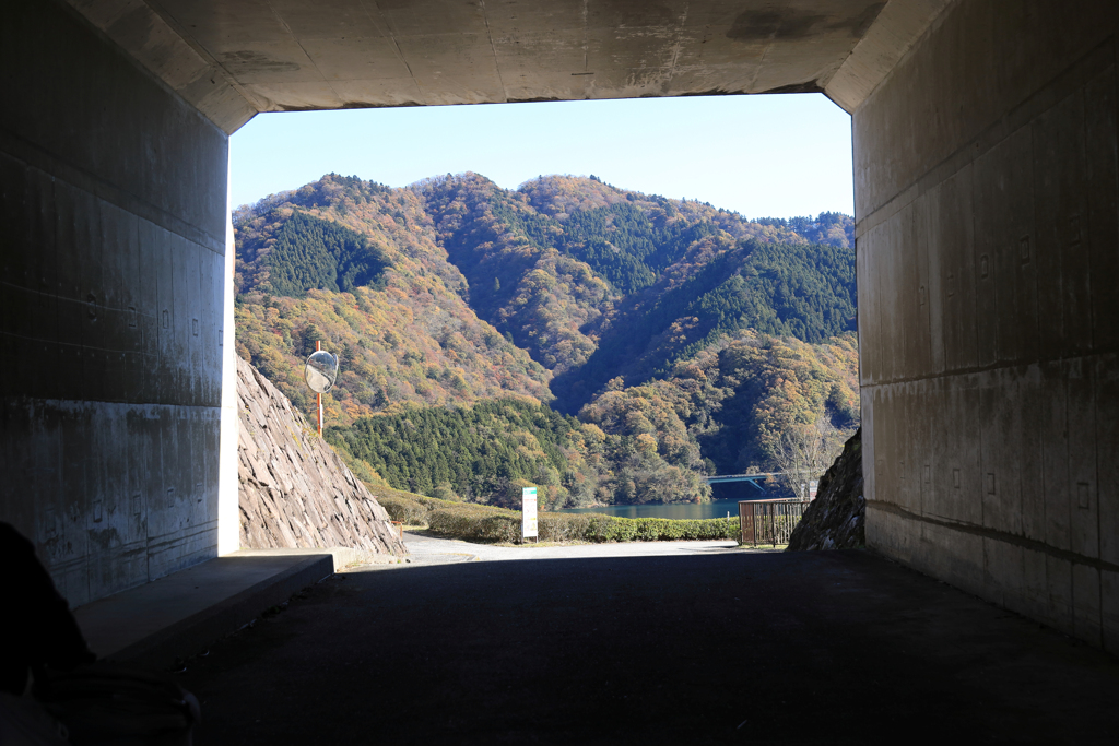 宮ヶ瀬湖畔園地　駐車場からの近道