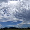 河のように流れる雲