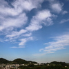 初冬の空　鱗のように