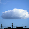 白い雲と青い空