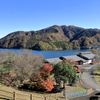 宮ヶ瀬湖畔園地　ダム側を見渡して