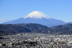 晩秋の弘法山　　権現山公園展望台