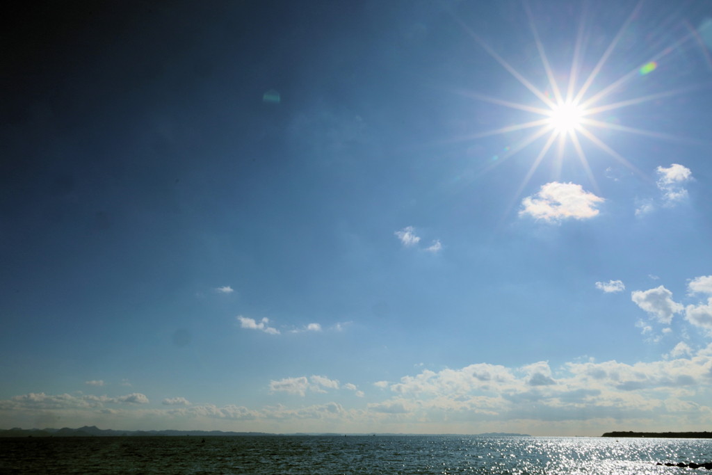 遠くに房総半島