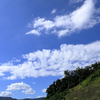 真っ青な空