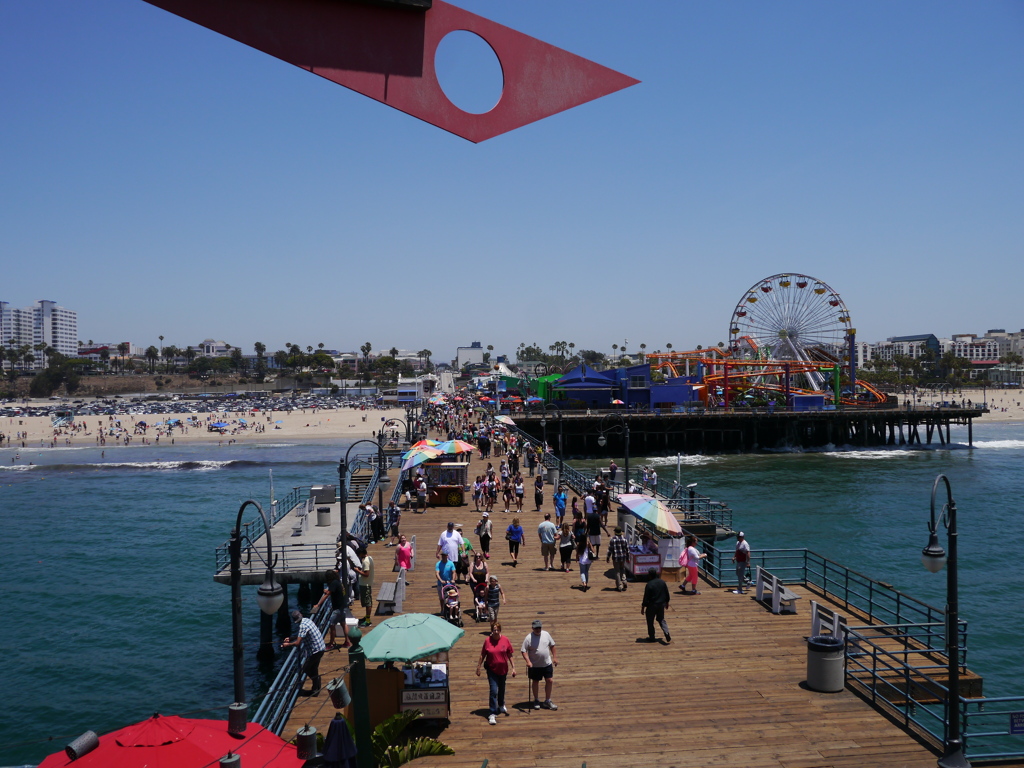 Santa Monica Beach in 2015