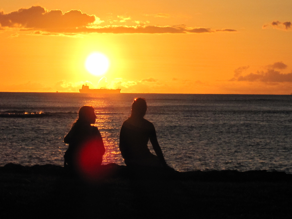 Sunset in Hawaii