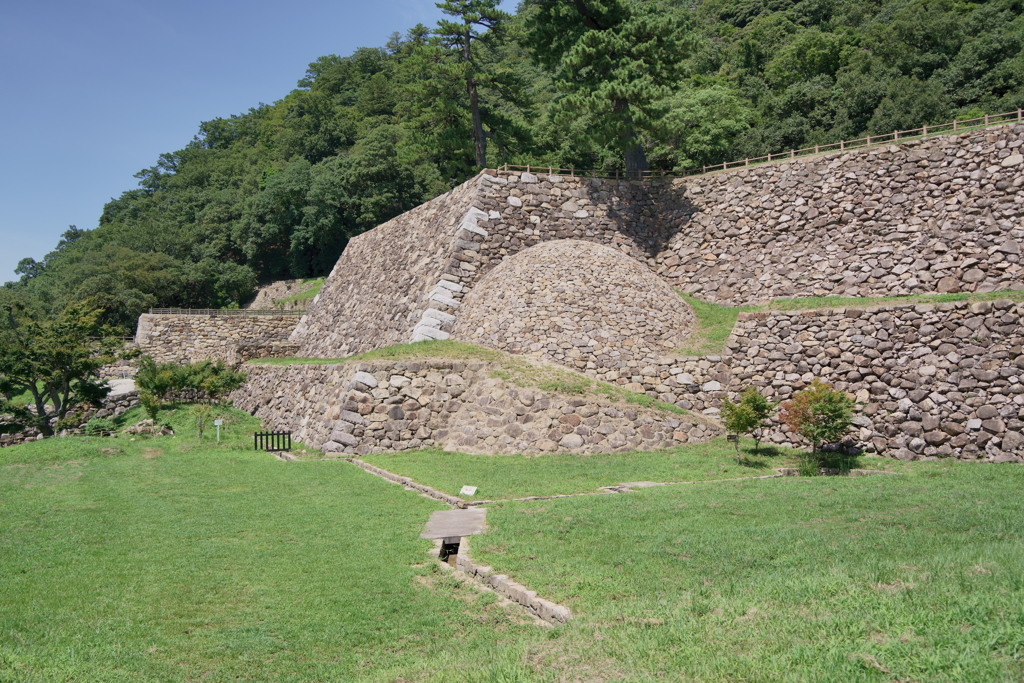 鳥取城跡　巻石垣2