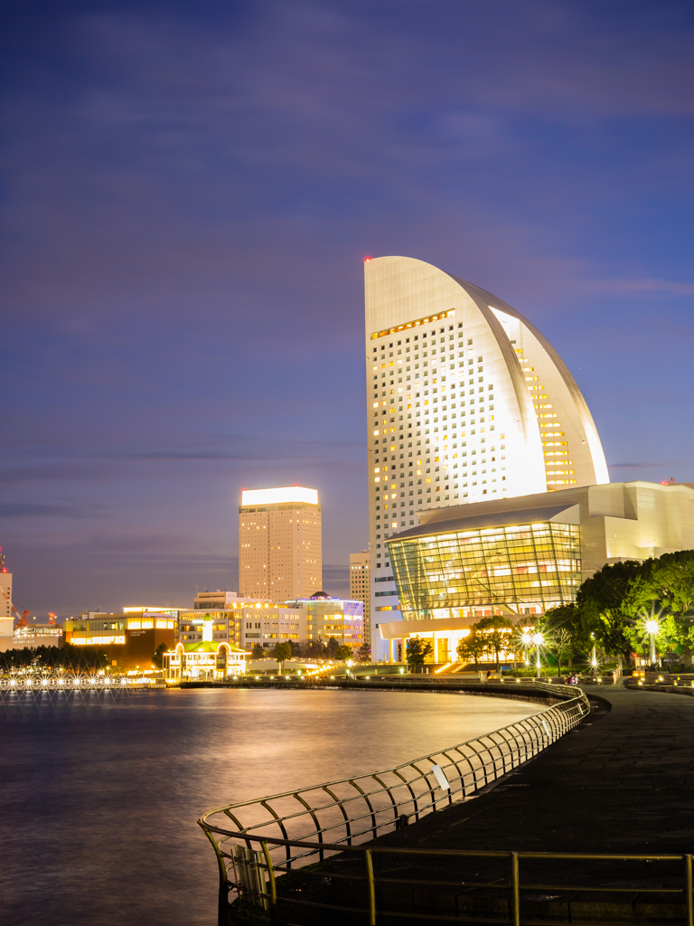 みなとみらい臨港パークからの夜景