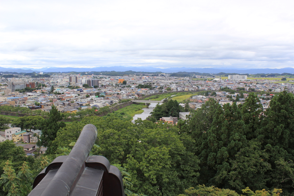 天守閣と城下町