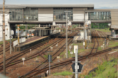 朝の美濃太田駅