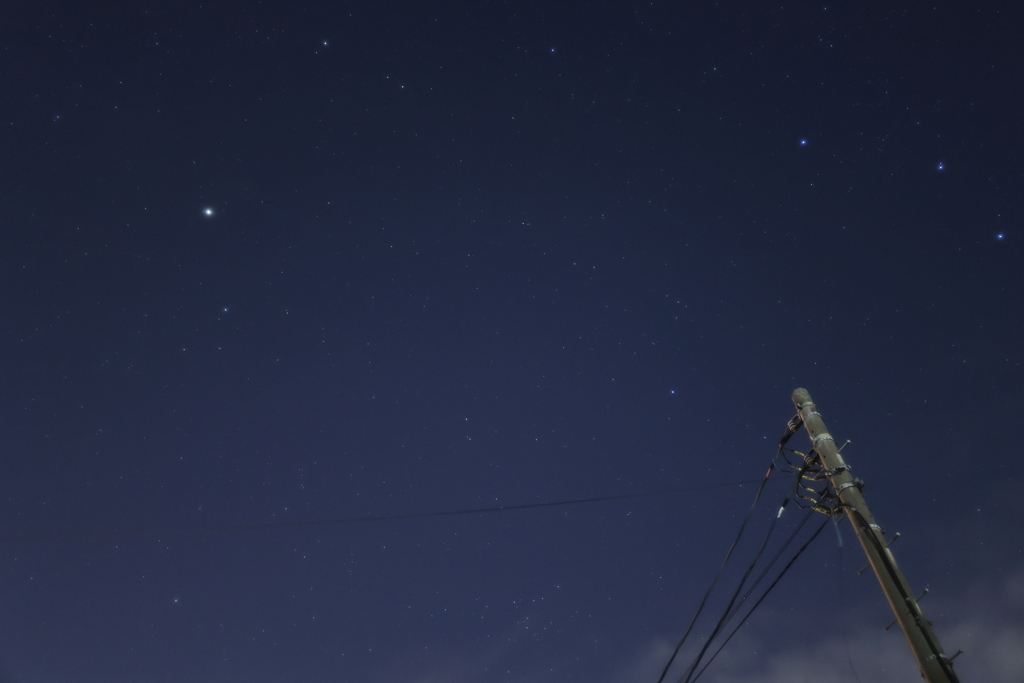 ほんのり星空