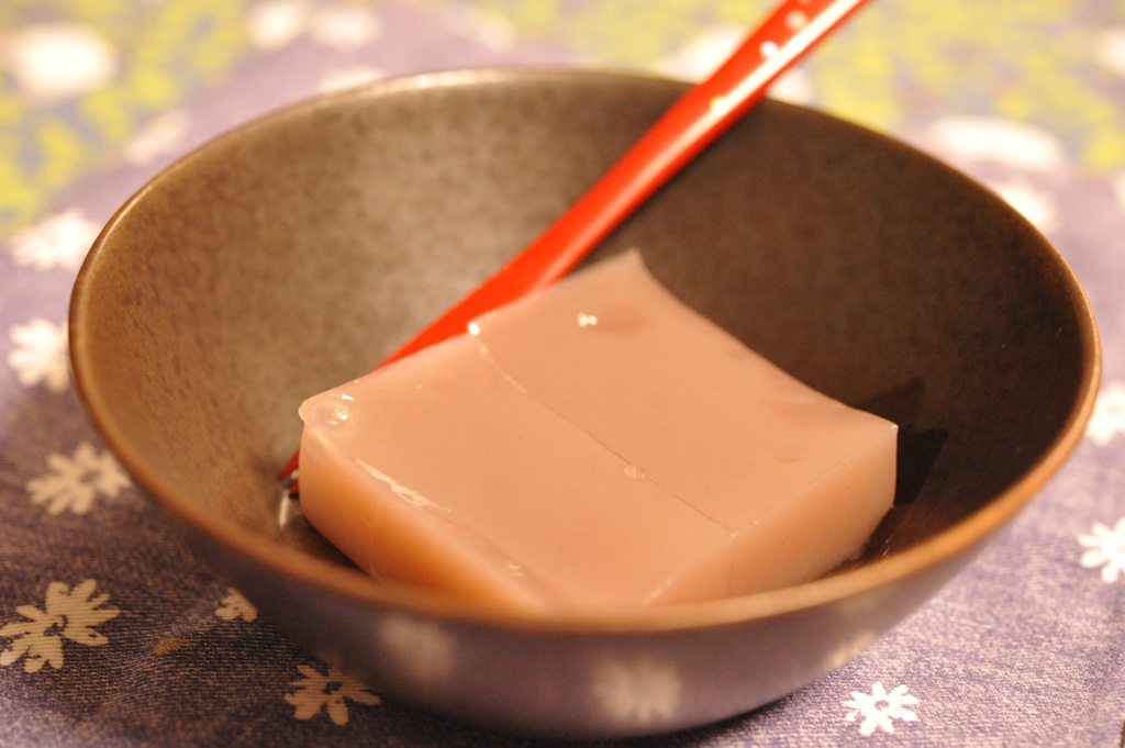 靑埜の小豆流し羹