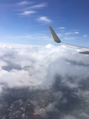 機内からの景色