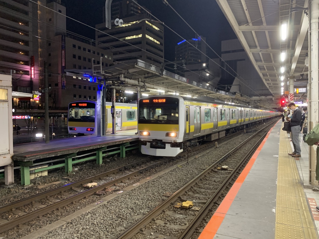 E231-500系　総武線三鷹駅