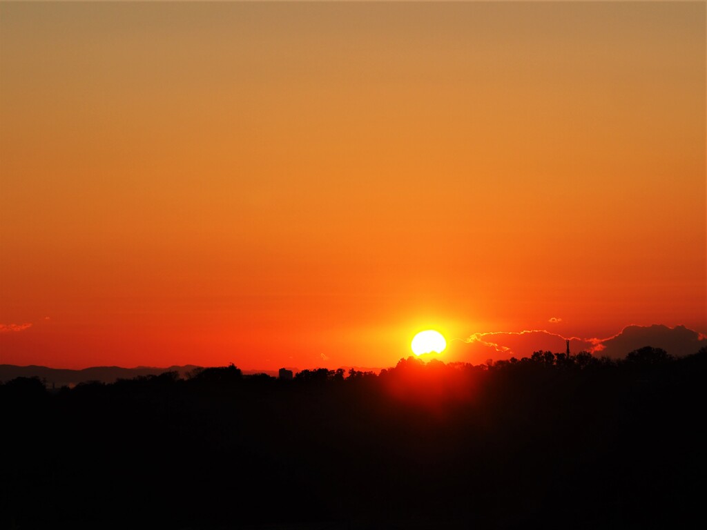 １２月４日　午前６時３９分日の出