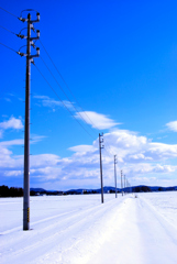 岩手県の田舎の冬