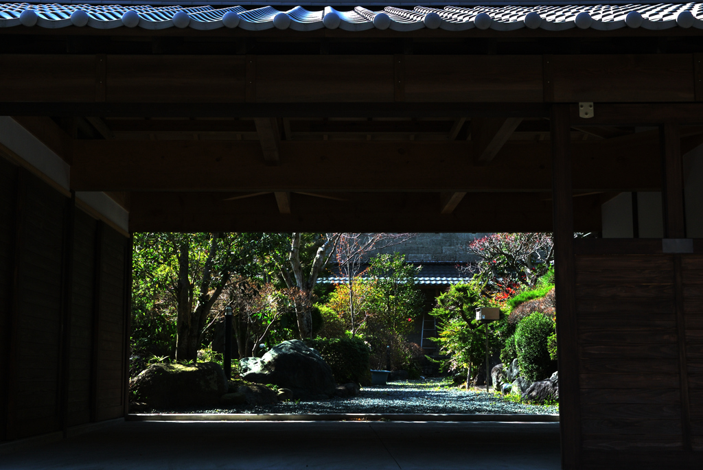 山村集落の一軒