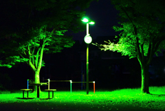 夜の公園