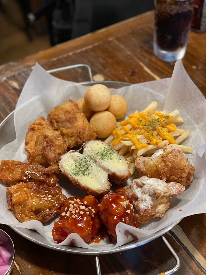 韓国料理屋のモッパンセット