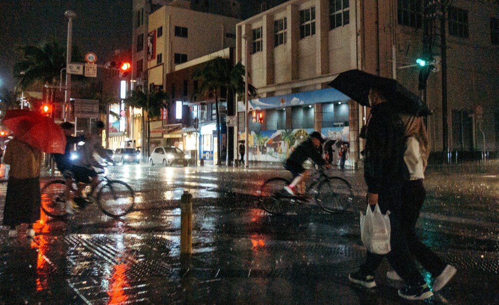 雨の夜