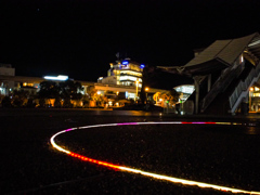  夜も一応　写ルンです