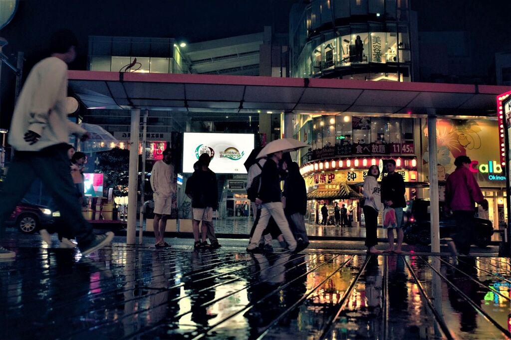 雨の夜