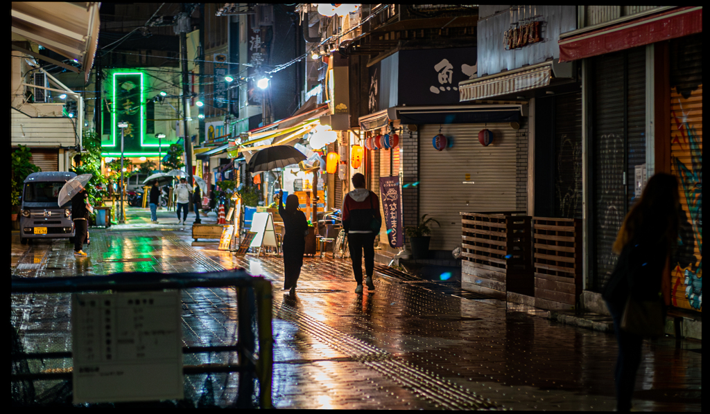 雨の夜