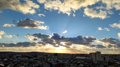 今日の夕陽