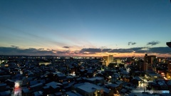 久し振りの夕陽