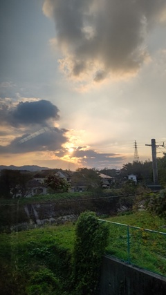 故郷の夕陽③
