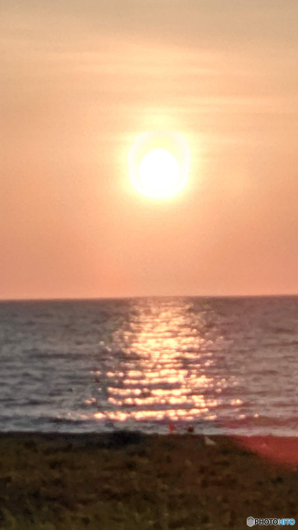 日本海の夕陽