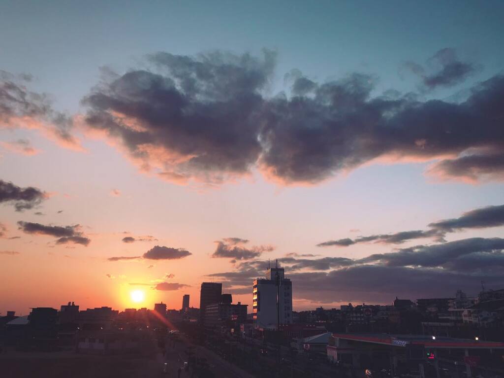 Sunset Over The City