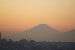 富士山夕景