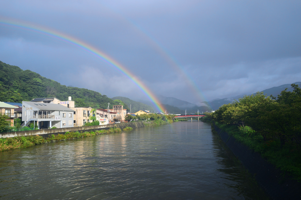 河津町からの眺め。